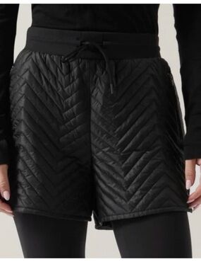 NWT Athleta Black Apres Ski Shorts Size 2